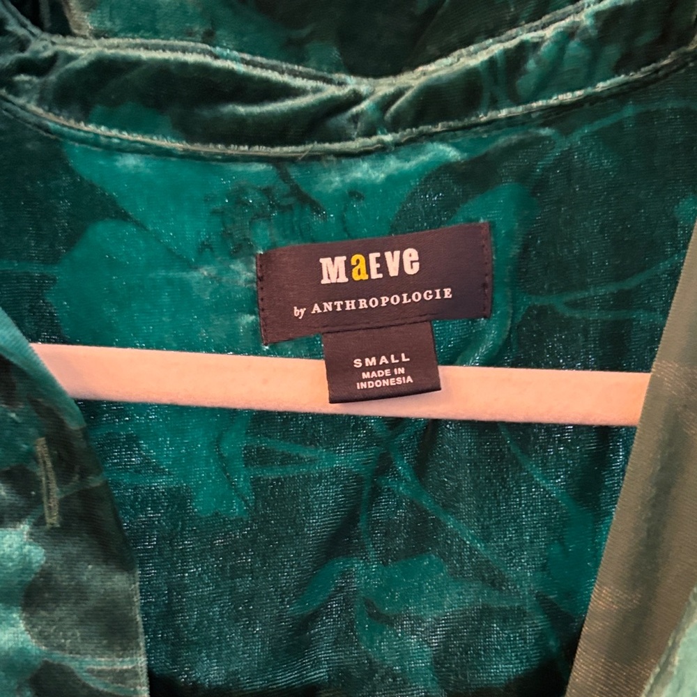 Maeve Teal Long Sleeve Dress